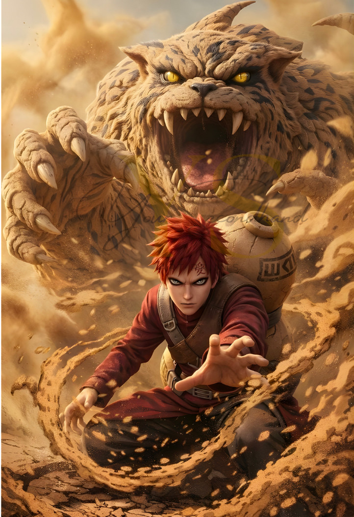 NARUTO Gaara-Jinchuriki S poster print 13 »x19 » home decor glossy paper #3