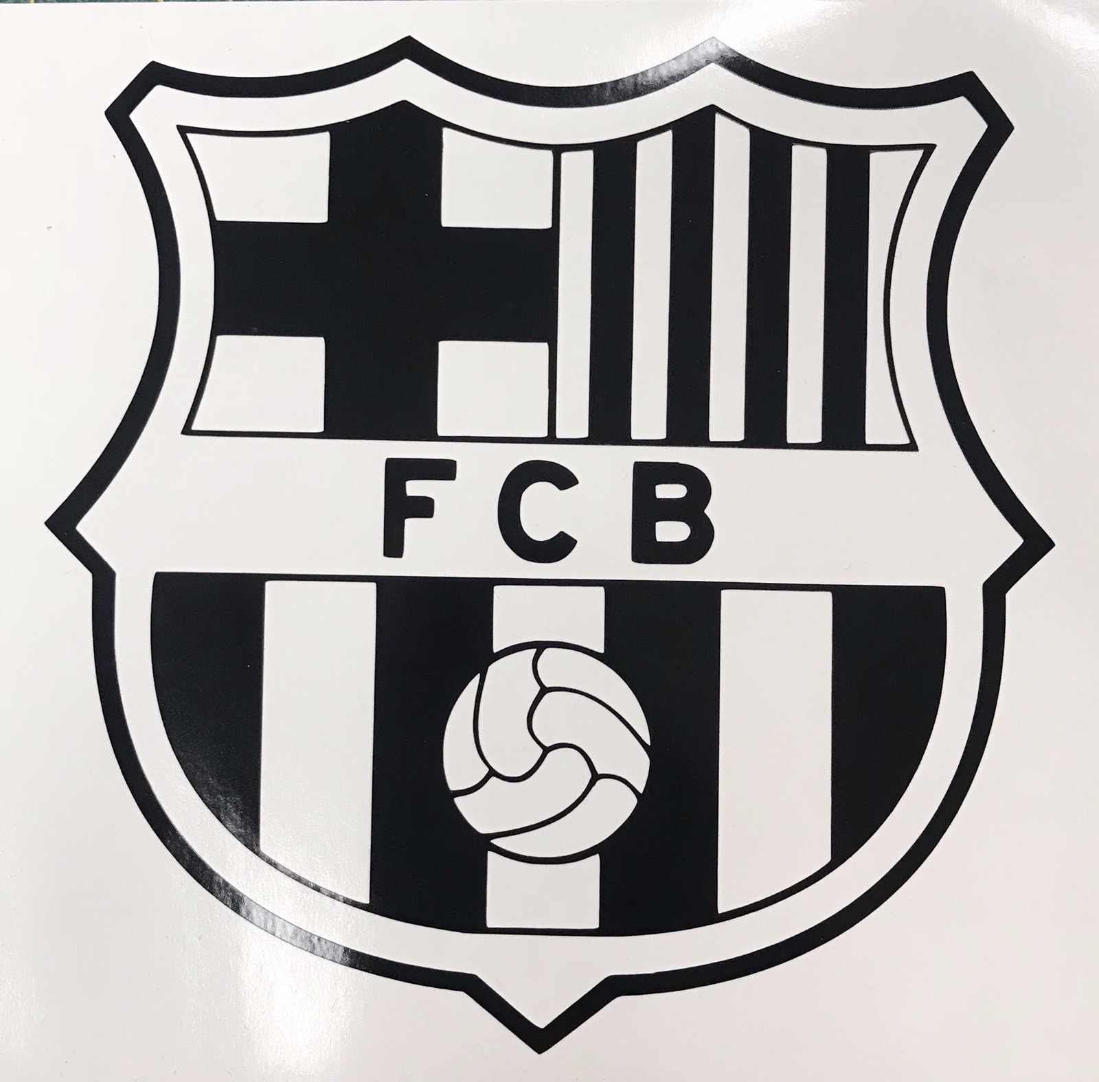 FC BARCELONA Logo Soccer Football Car Window Vinyl Decal Sticker 5”x5&Prime;