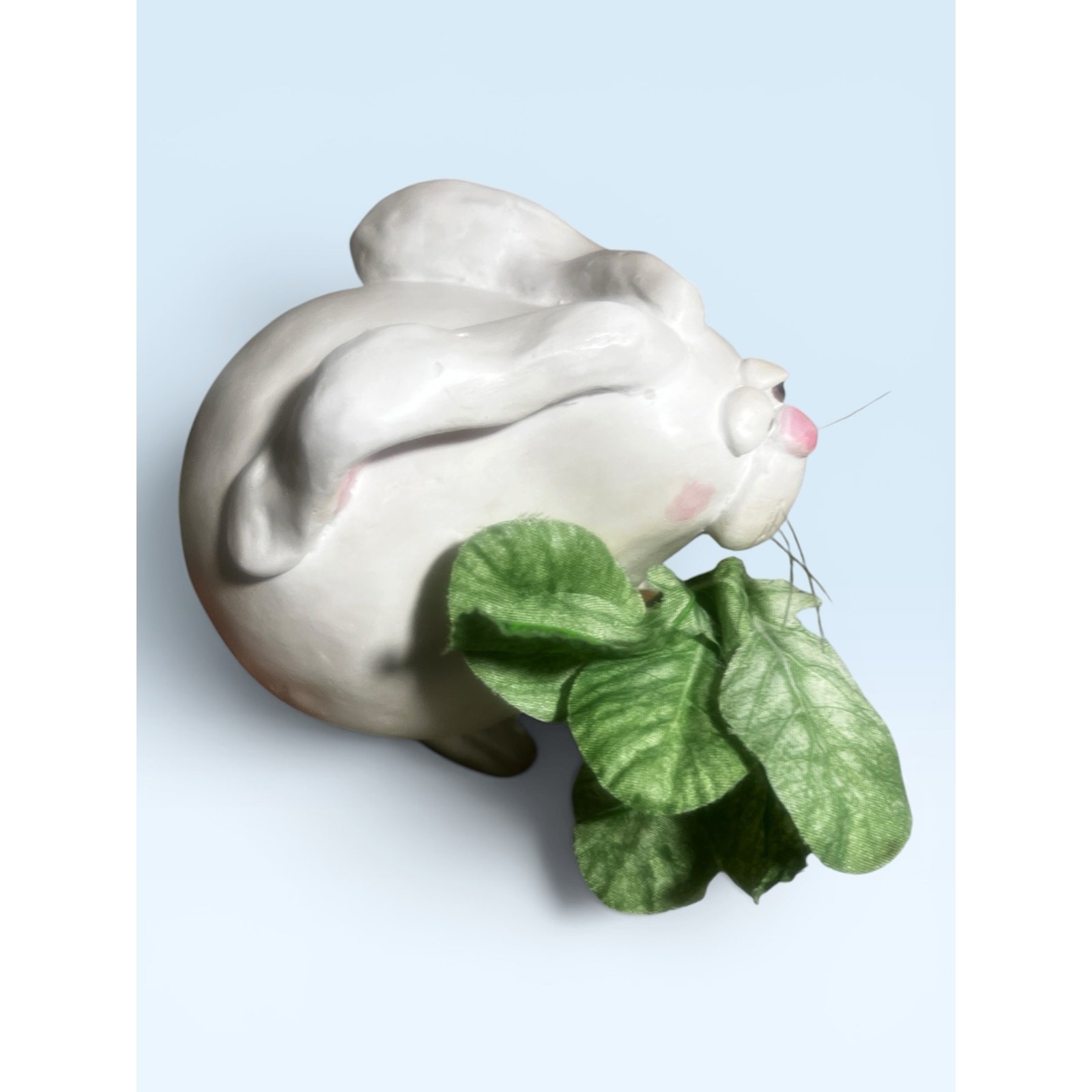 A Bunny Helping Themselves to a Beet Fun Home Decor 7&Prime;L x 5&Prime;W x 5&Prime;T
