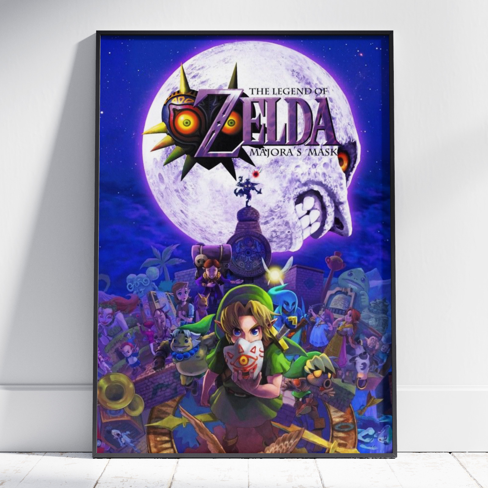Zelda Link Canvas Print – Legend of Zelda Video Game Wall Art Decor Gamer Room