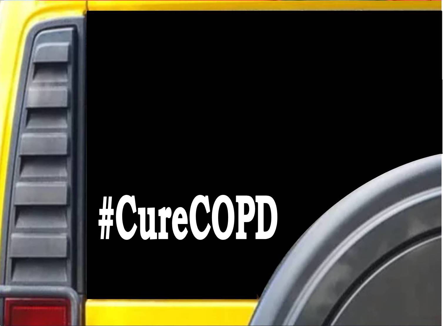 Cure COPD L130 8&Prime; Sticker decal