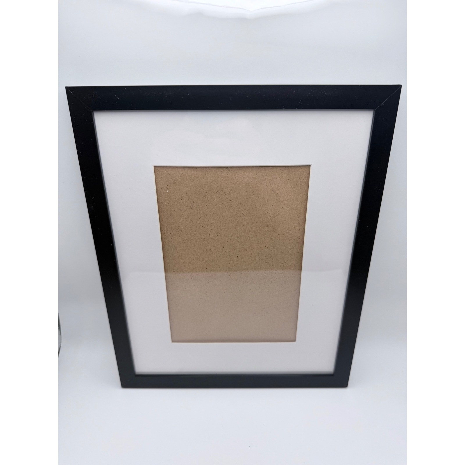 Black Matted Gallery Picture Frame for Wall Hanging Vertical or Horizontal