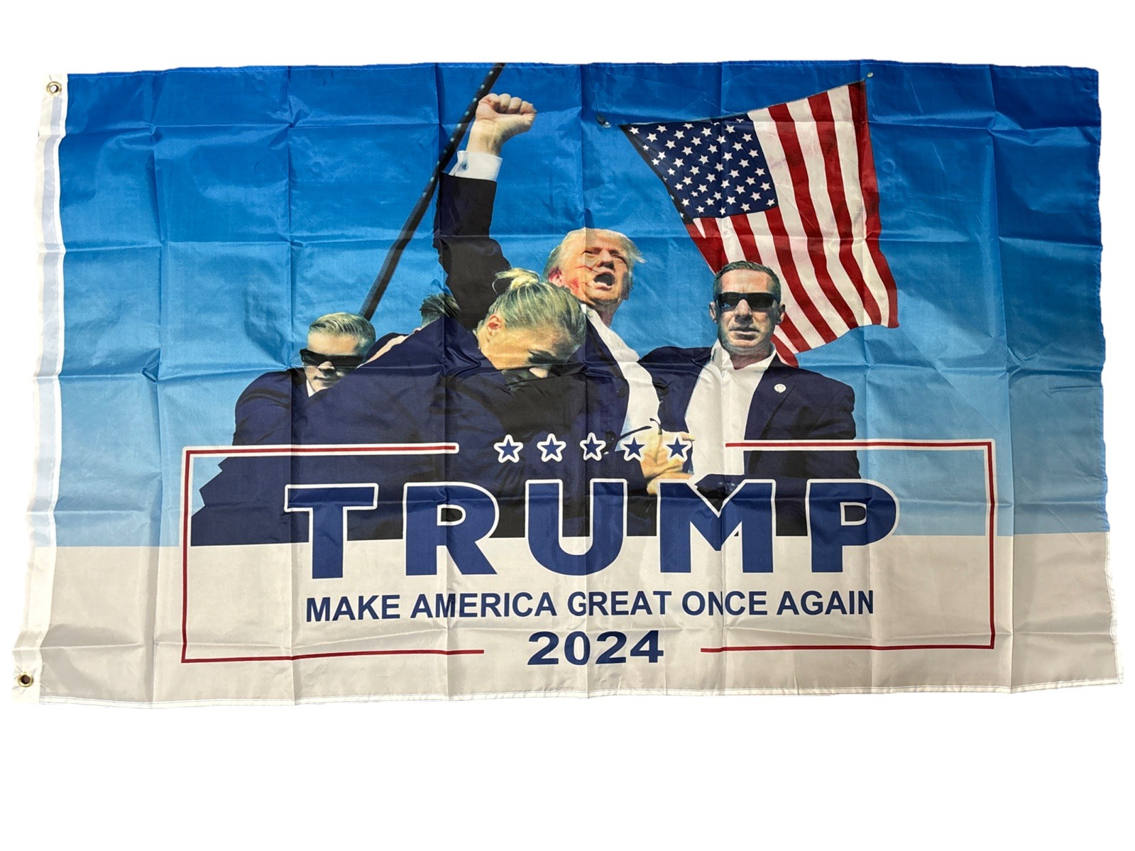 Donald Trump 2024 3’x5’ Flag ✅ Make America Great Once Again✅ Wall Art Man Cave