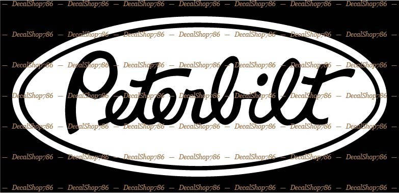 Peterbilt Trucks -Transportation- Car/Truck/ Vinyl Die-Cut Peel N&rsquo; Stick Decals