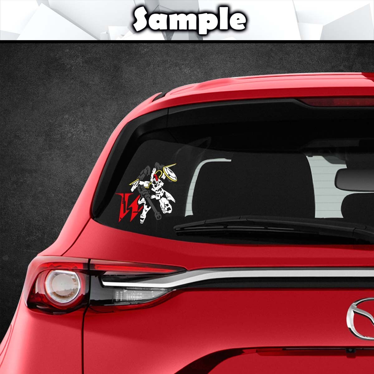 Tallgeese Vinyl Decal Sticker (Anime Mecha Mech Car Laptop PC Tower Decor)