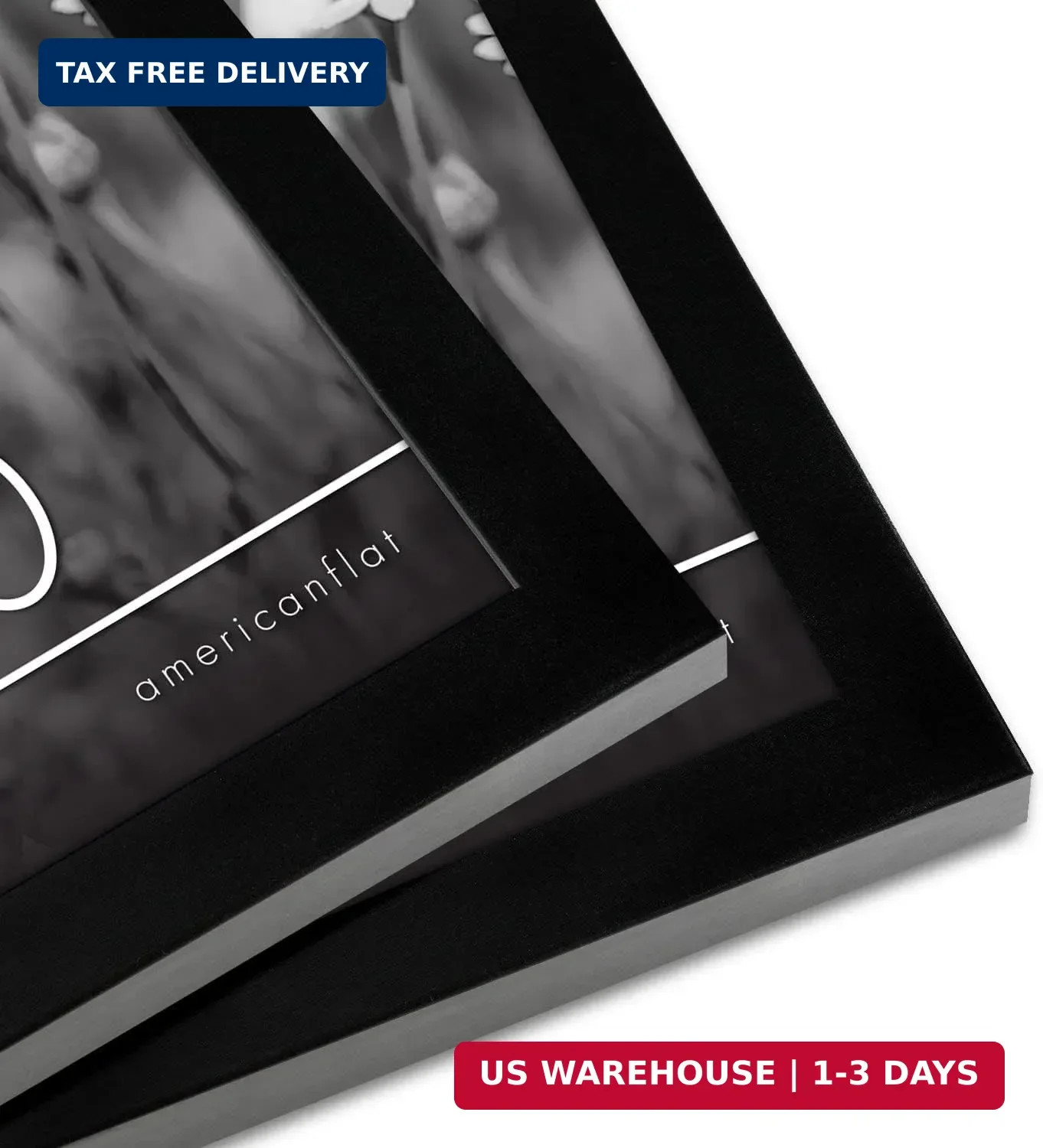 Americanflat 8×10 Picture Frame with Polished Plexiglass – Set of 12 – Signature