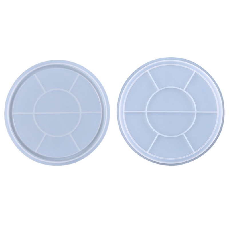 Diy Crystal Round Coaster Mold Epoxy Resin Mold Suitable for Resin Casting