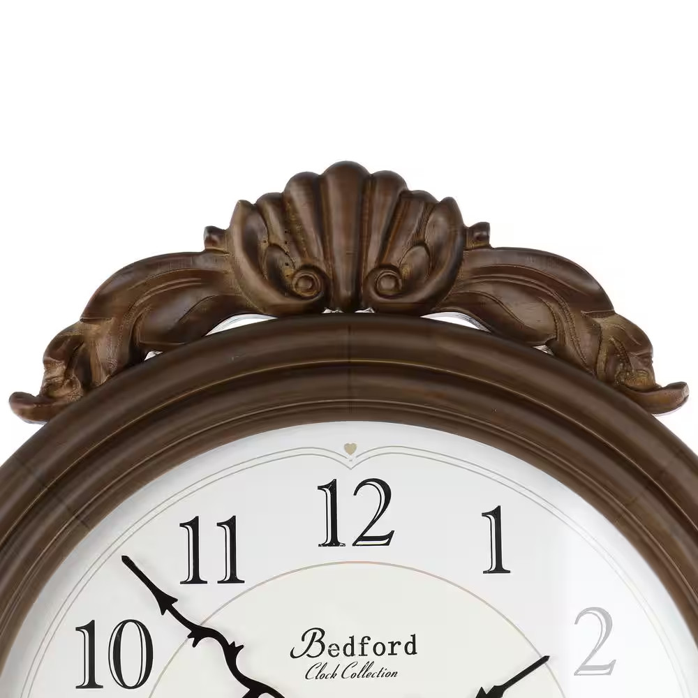 Chestnut Chiming Pendulum Wall Clock