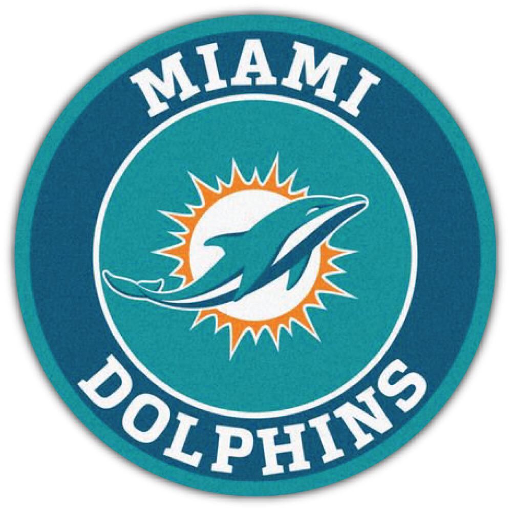 Miami Dolphins NFL Football Logo Sport Car Bumper Sticker Decal « SIZES »
