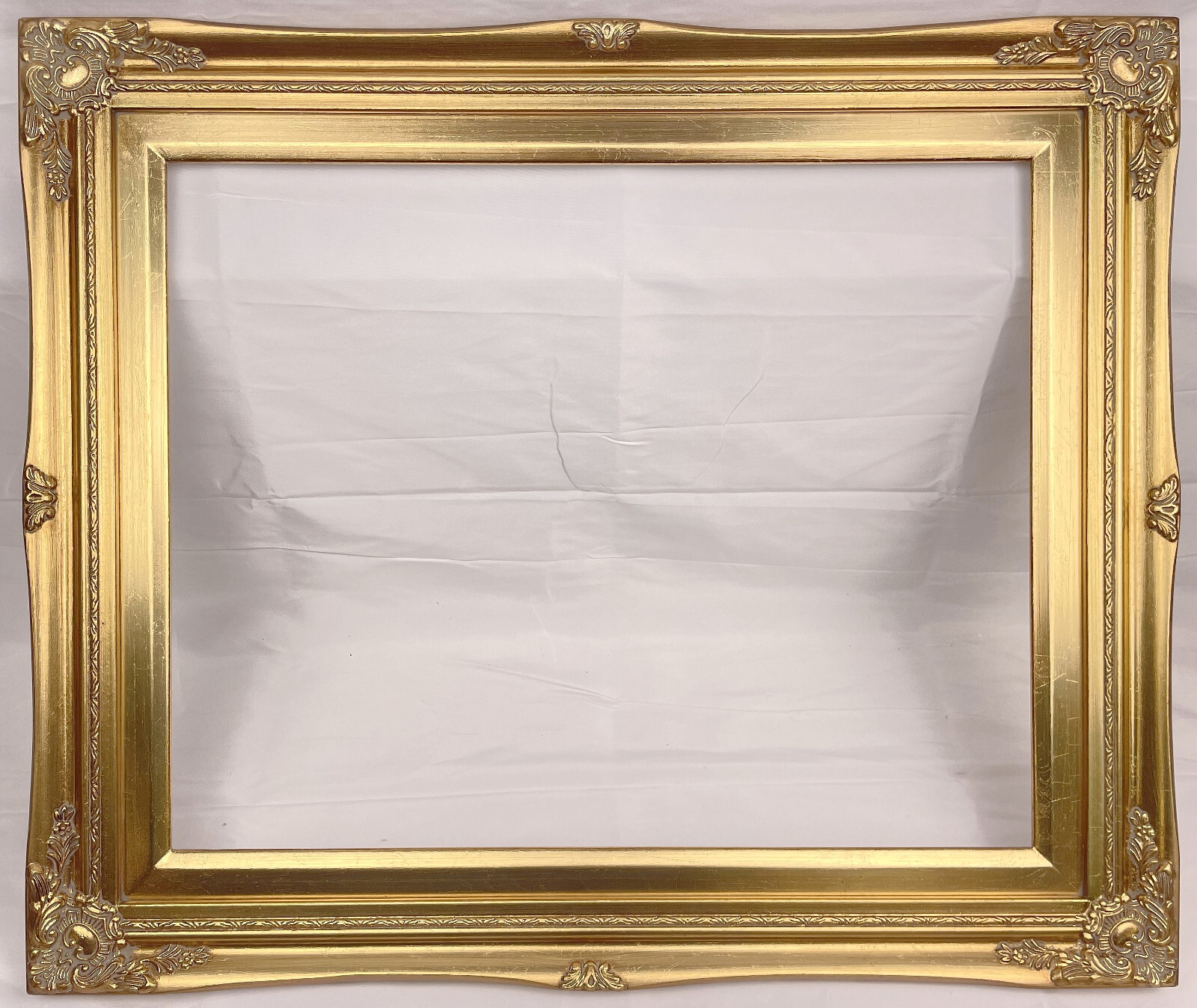Antique Gold Ornate Baroque Wood Picture Frame Gold Liner 3&Prime; Wide