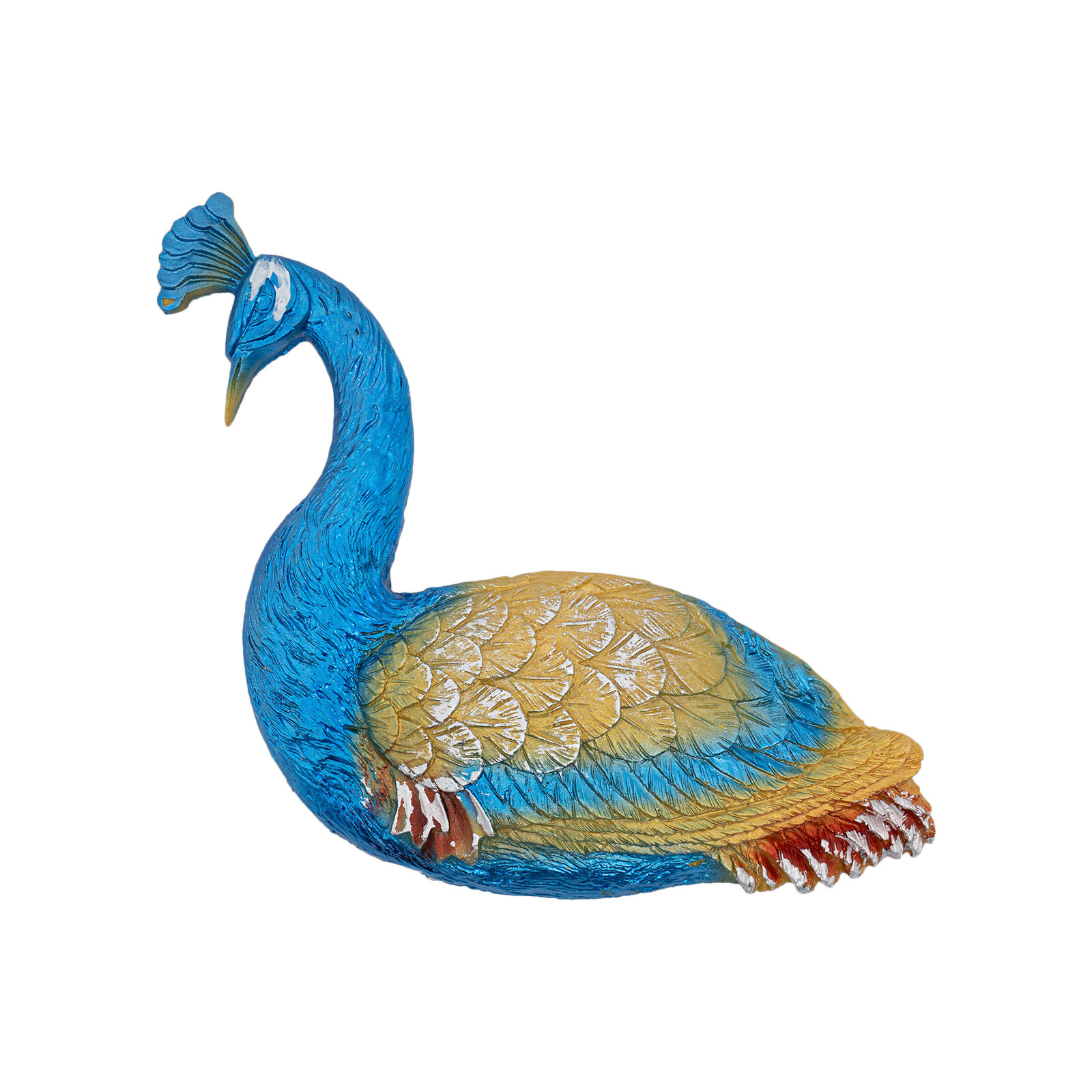 36.6&Prime; Luxury Peacock Large Wall Clock 3D Metal Living Room Wall Watch Decor USA