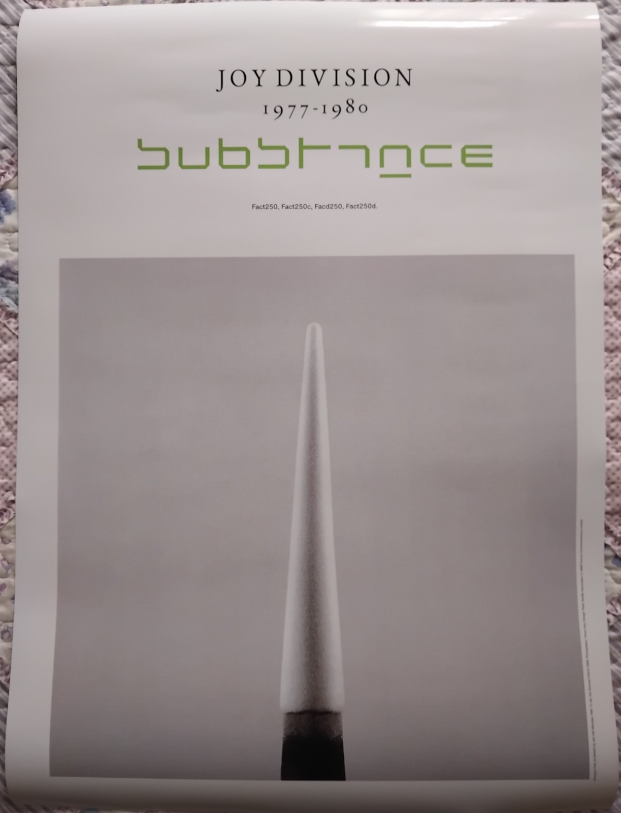 Joy Division – Substance – Factory Records B2 Art Poster
