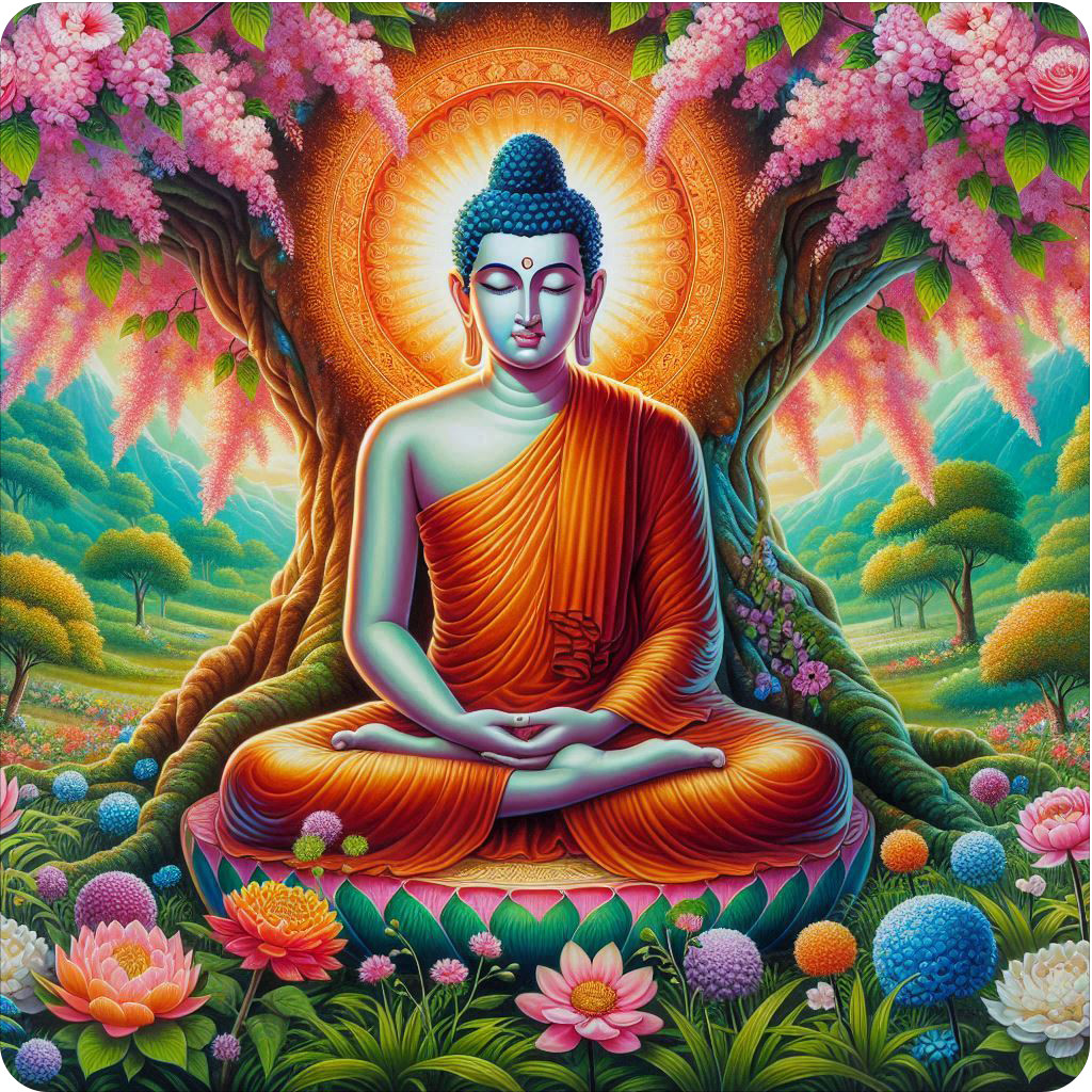 The Buddha Siddhartha Gautama 100% waterproof vinyl decal sticker – many sizes