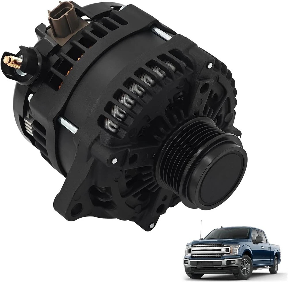 VANPERT 12V 300Amp Alternator High Output Compatible with Ford F150 2.7L 3.3L…