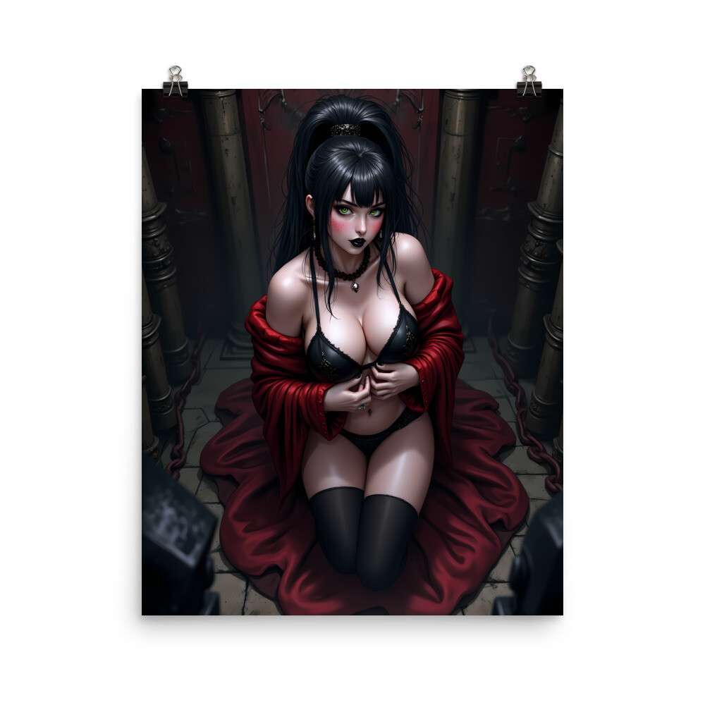 Dark Fantasy Art Print Gothic Style Illustration Limited Edition High Quality