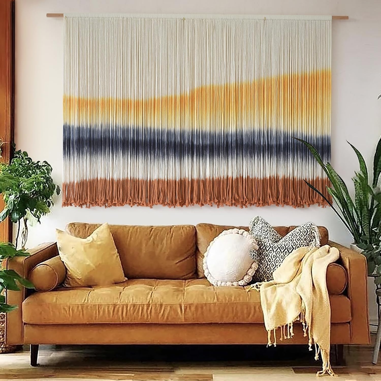 Boho Coastal Tapestry Decor 57&Prime; x 35&Prime;