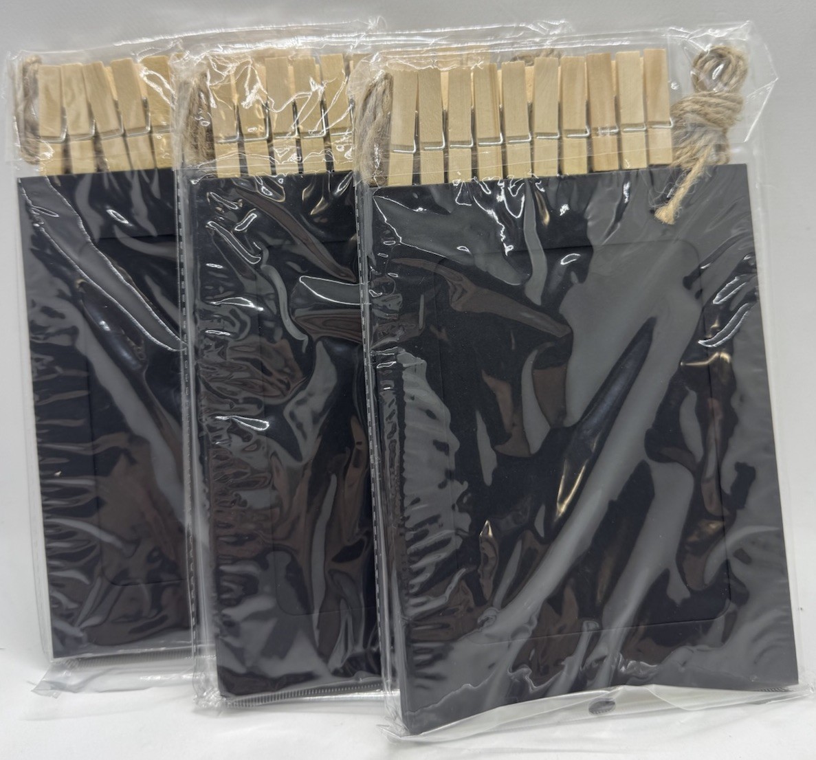 Paper Photo Frame, 30Pcs Kraft Hanging Picture Frames Display for 4X6In Photo