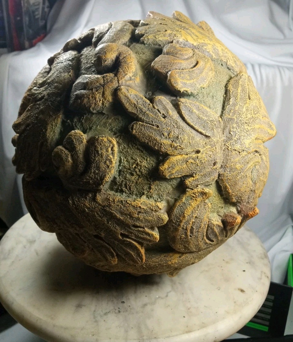 Decorative Ball Sphere for Centerpiece Bowl Home Decor Gold Brown Green