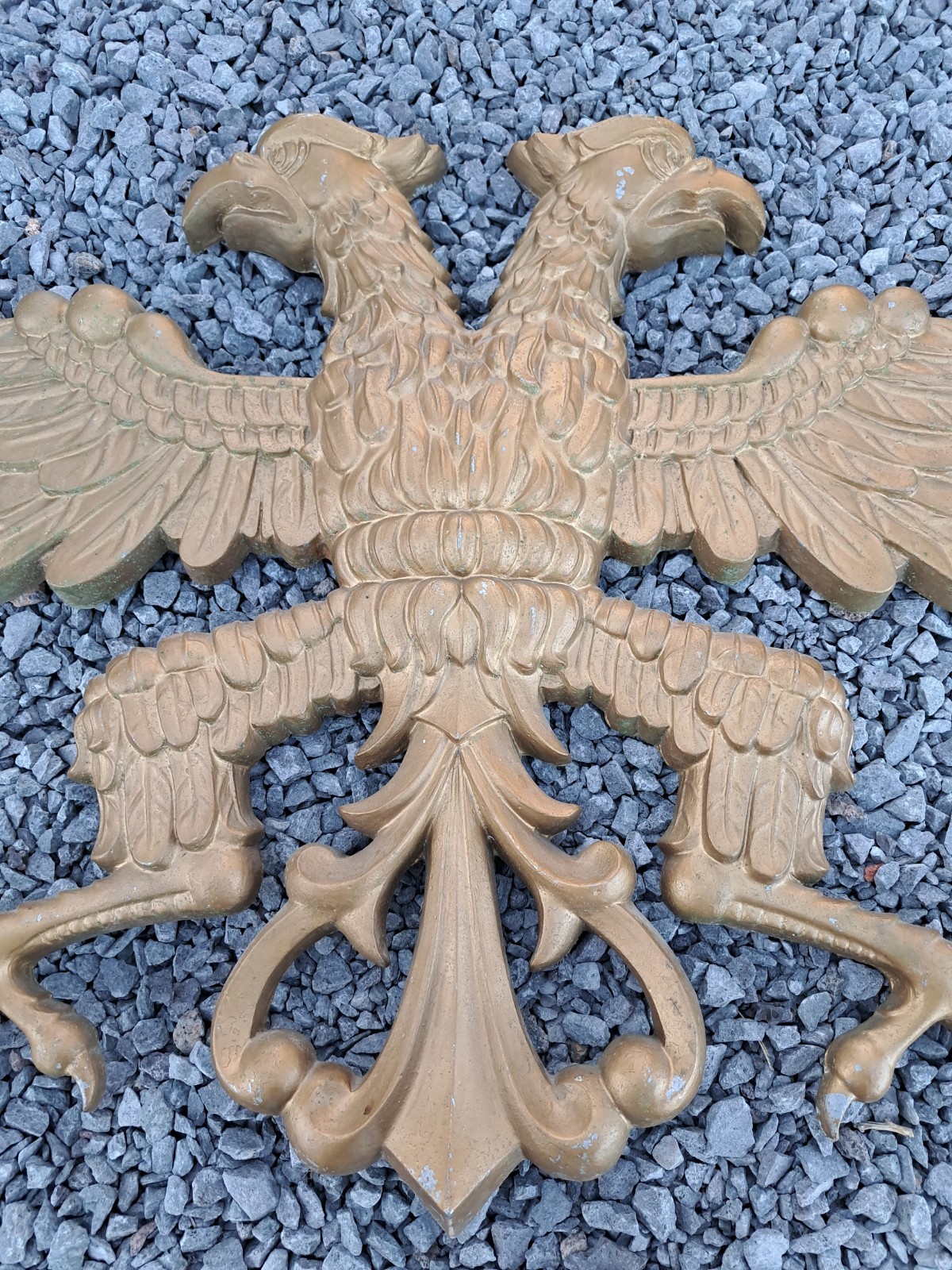 Vintage Double Eagle Aluminum Wall Decor 43&Prime;x24&Prime; Heavy Item See Photos