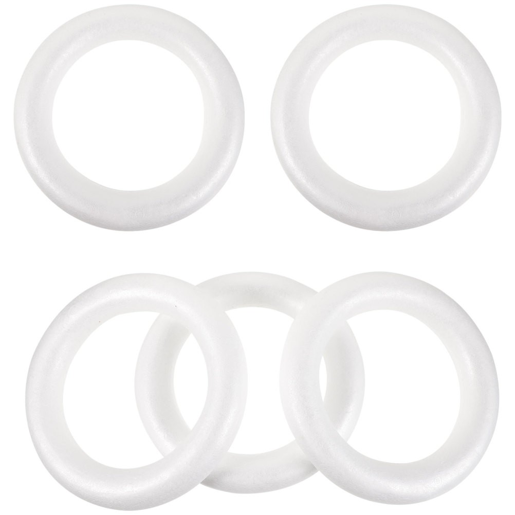 Donut Decorations for All Ages Foam Craft Ring 5Pcs 9.8×1.5In