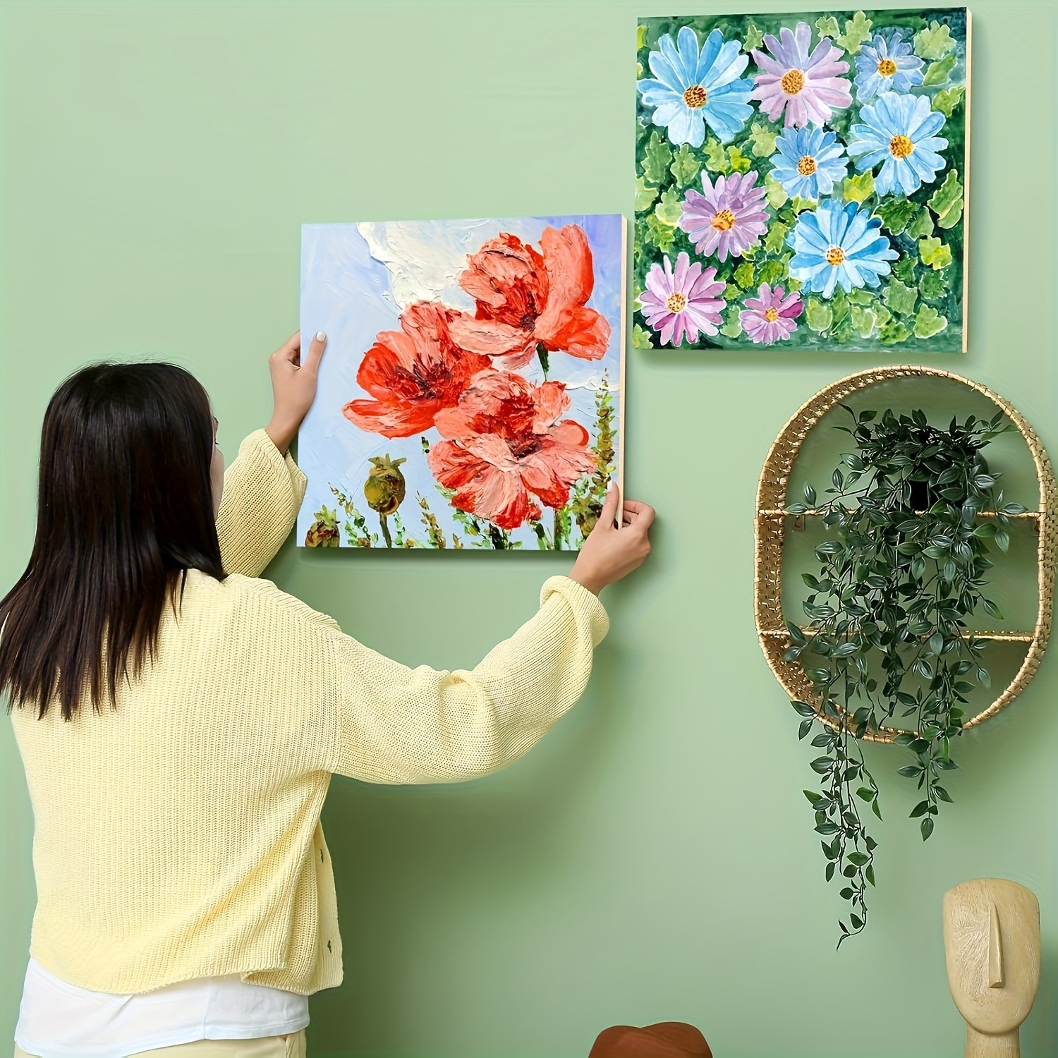 8 Pack 12×12 Inch Unfinished Wooden Panels,Ideal for Acrylic, Oil Painting & DIY
