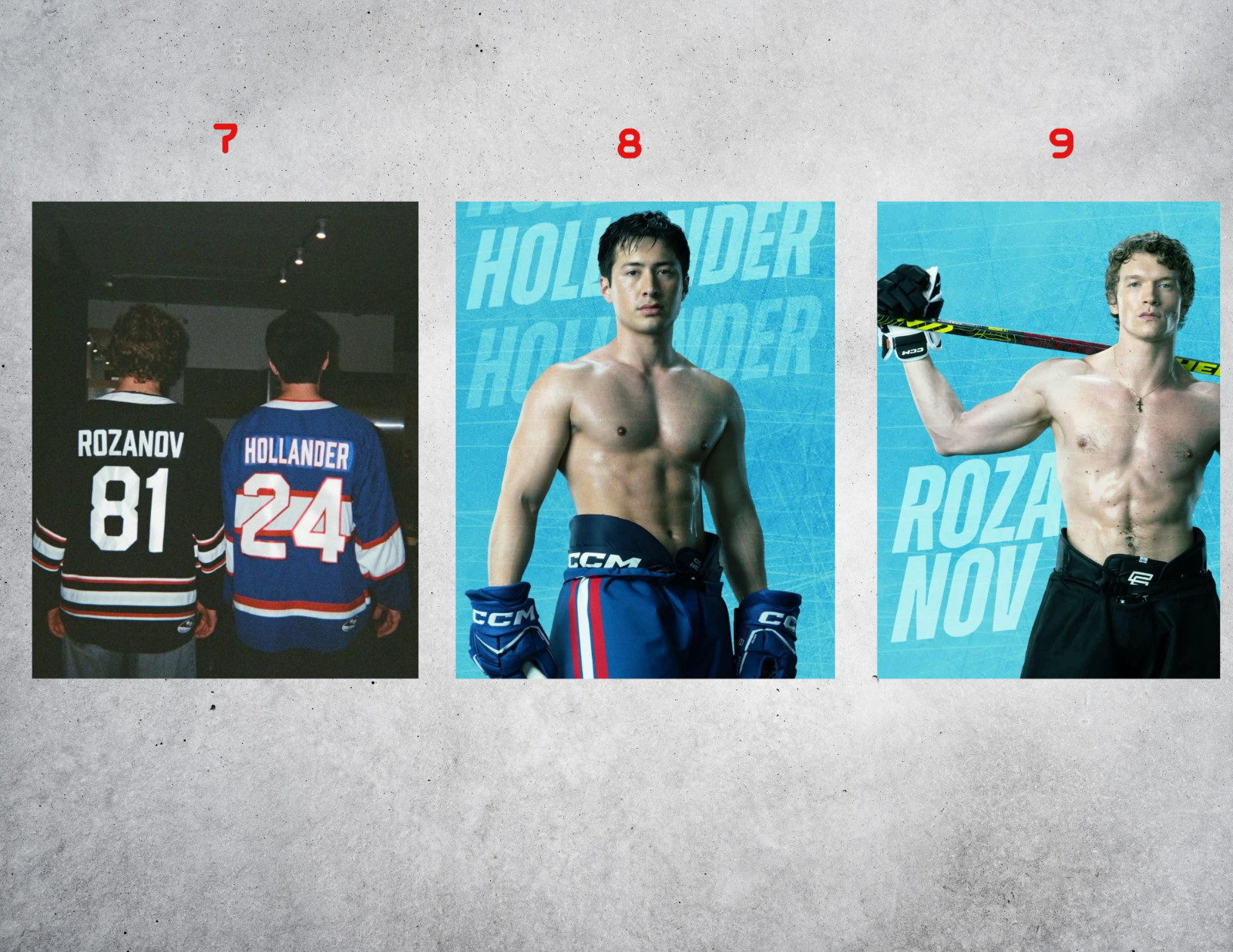 Heated Rivalry TV Promo Wall Collage Poster Prints