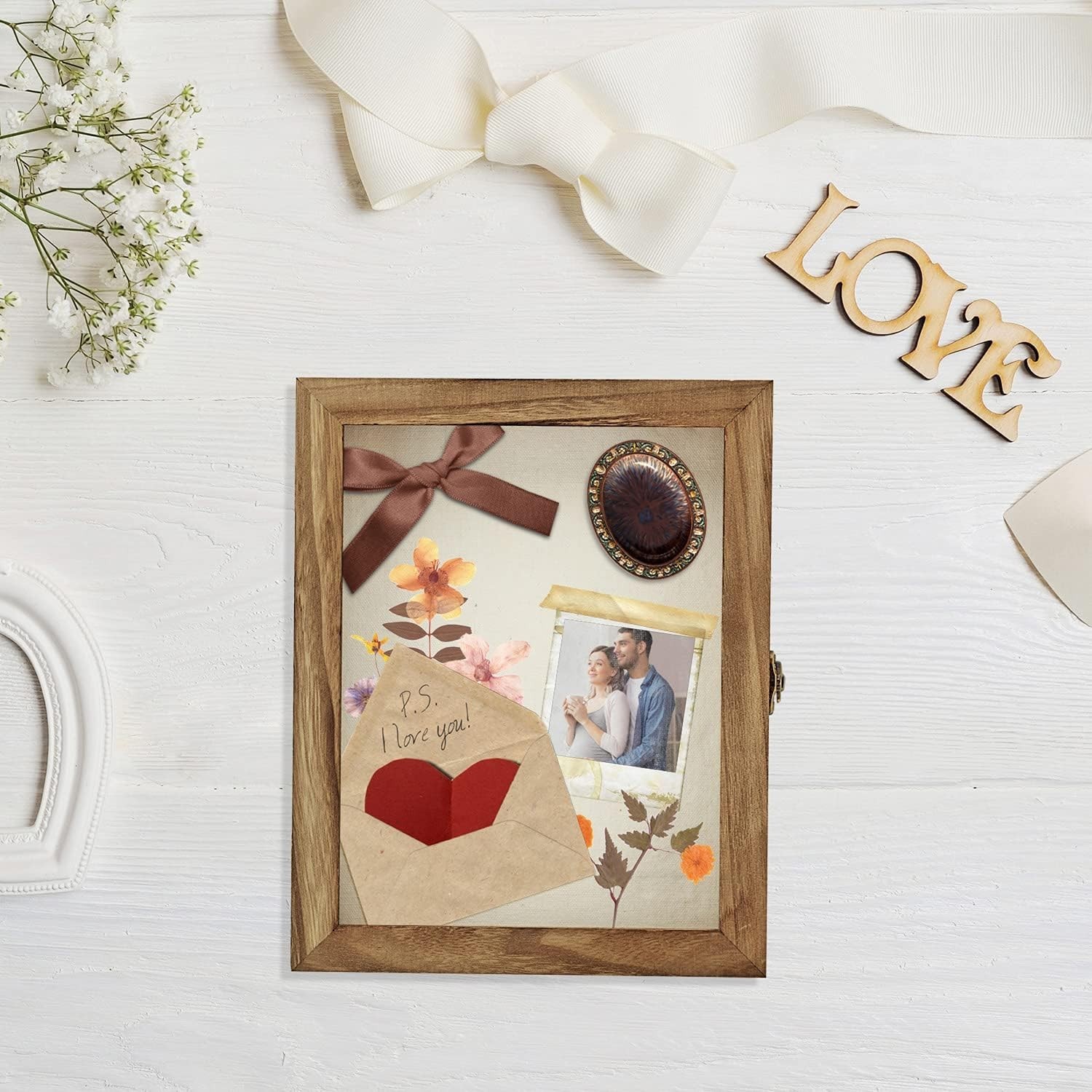 8×10 Display Case with Shatterproof Glass – Perfect for Military Memorabilia