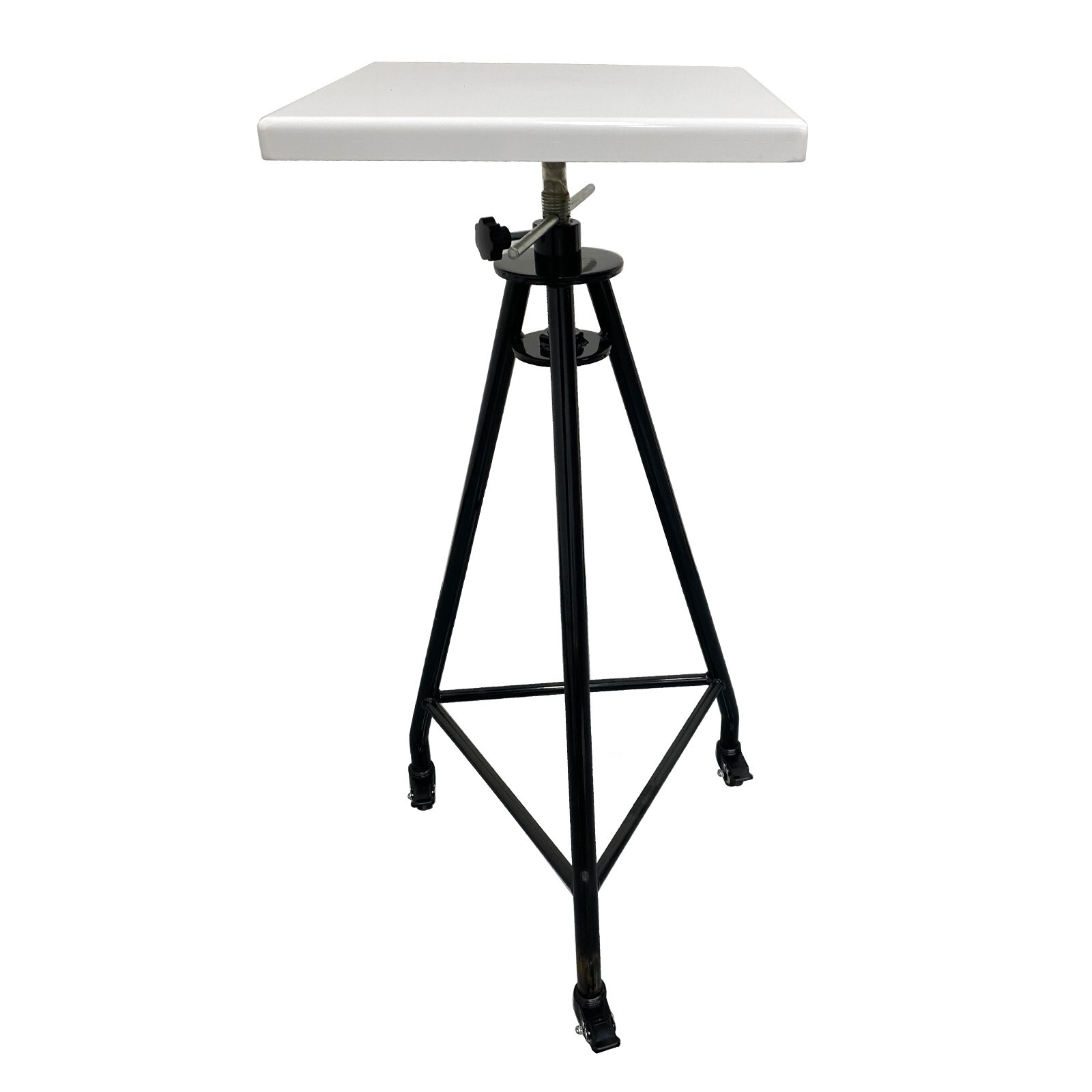 Rotatable Sculpture Table Working Lifting Table Turntable Display Stand 35-45in