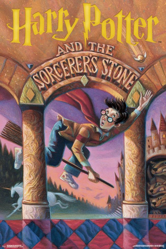 Poster Studio B – Harry Potter Sorcerer&rsquo;s Stone Comic Cover 24×36&Prime; NEW Book Art