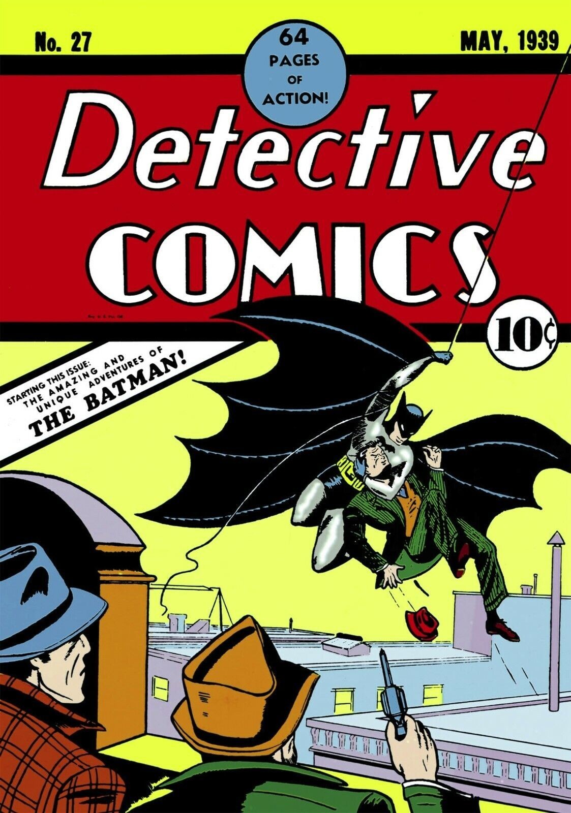 DETECTIVE COMICS #27 COMIC BOOK COVER Poster print 11&Prime;x17&Prime; home decor