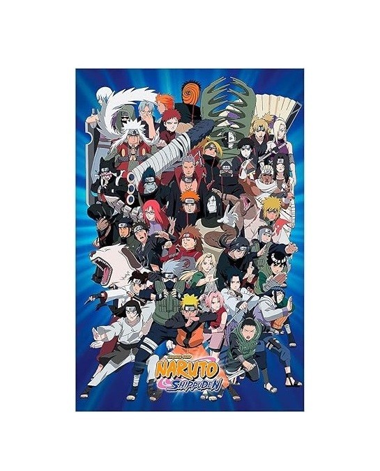 Poster Trends – Naruto Shippuden Group Team Anime 24×36&Prime; NEW Wall Art