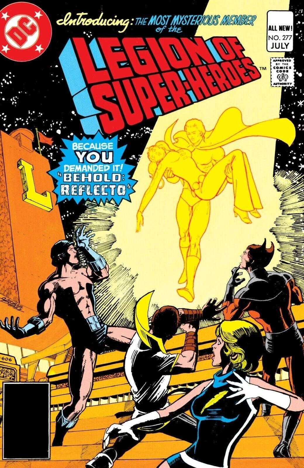 LEGION OF SUPER-HEROES #277 COMIC BOOK COVER Poster print 16&Prime;x24&Prime; home decor