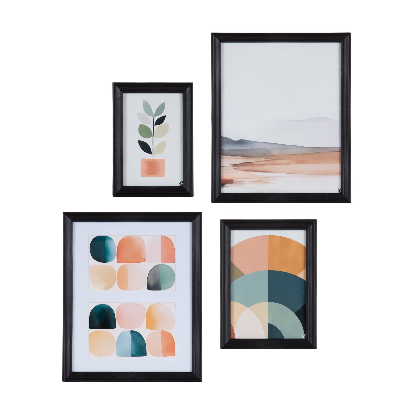 (2 pack) 8×10 Casual Black Decorative Tabletop Picture Frame