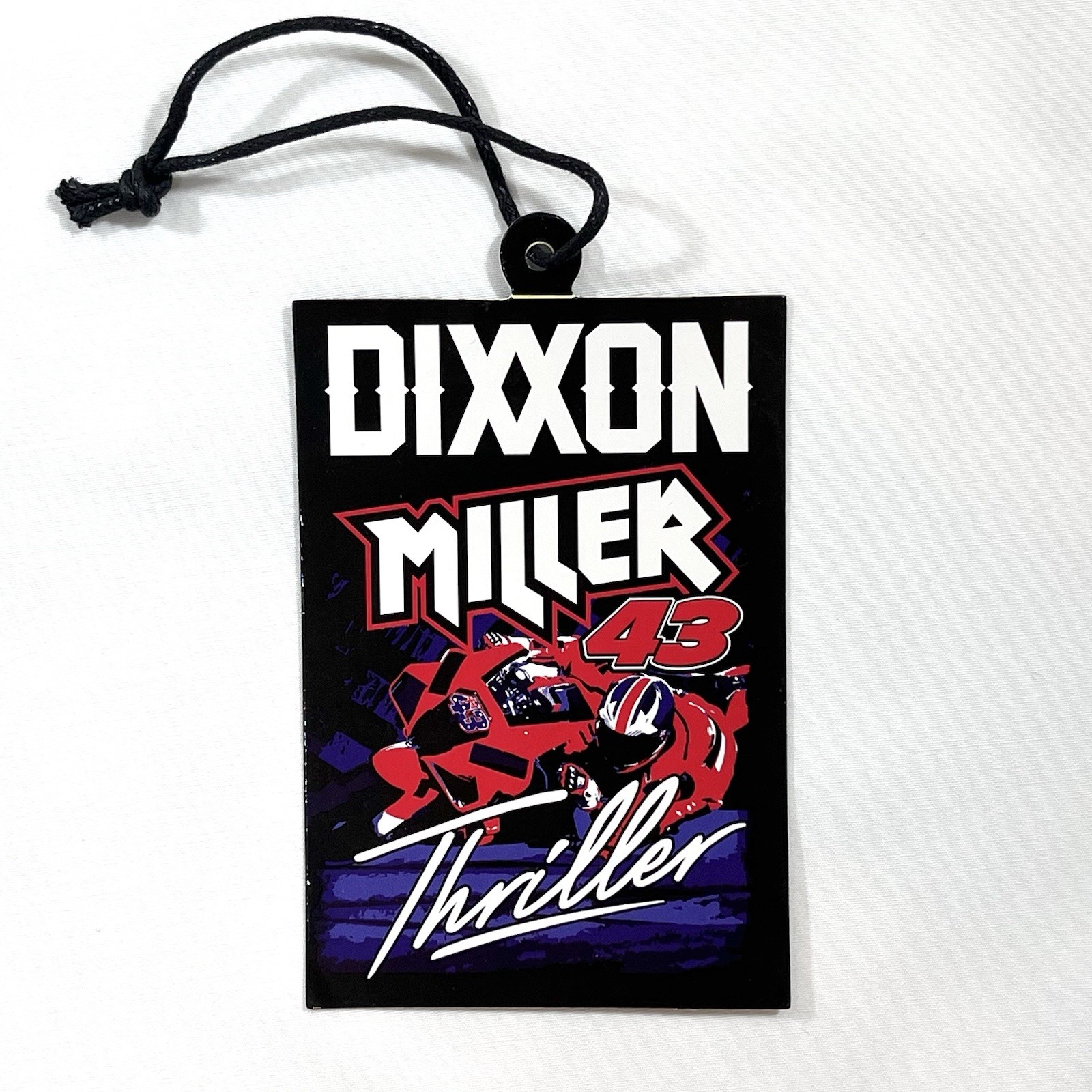 Dixxon Flannel Co JACK MILLER Tag Sticker MILLER THRILLER #43 MotoGP Motorcycle