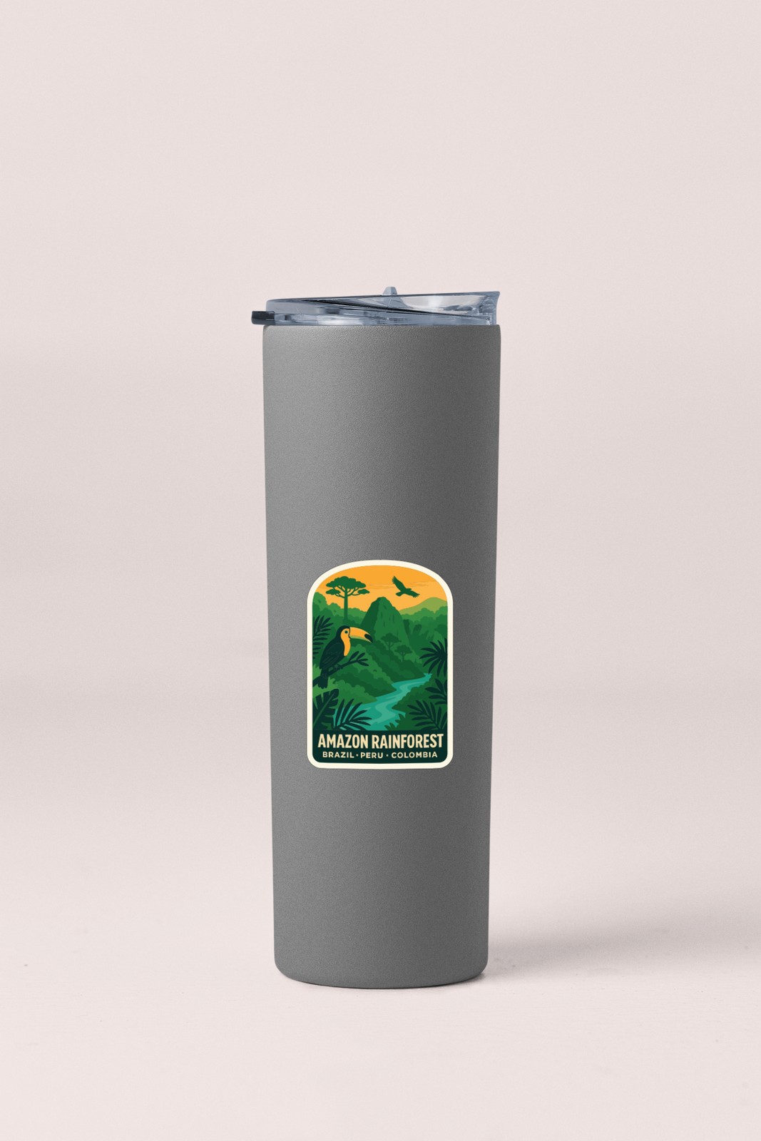 Amazon Rainforest Brazil Sticker Decal Vinyl Symbolic Landmark Peru Colombia