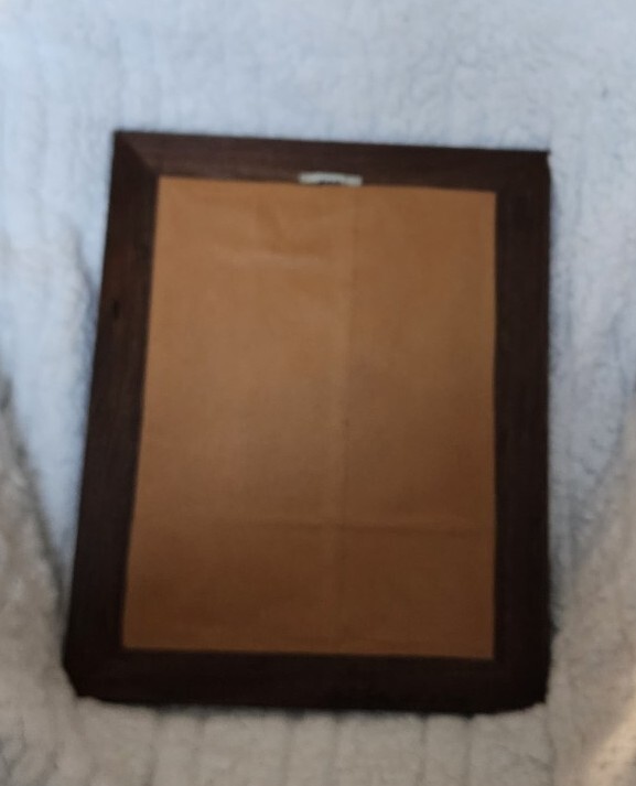 VINTAGE FRAMED LEAF ART Approx 12 x 15