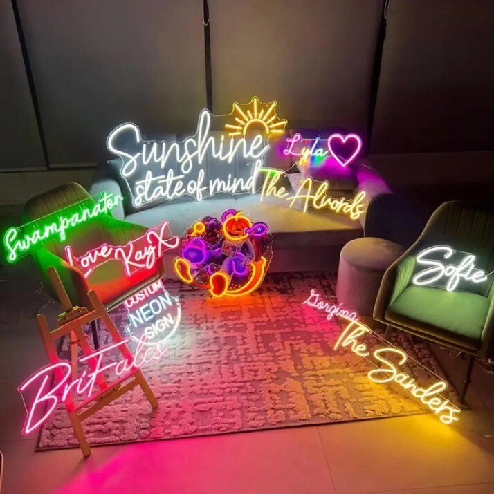 Handmade LED Neon Light – Personalized Wall Art for Parties,Weddings &Businesses