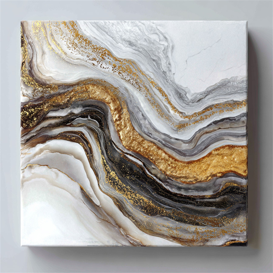 Wall Art Modern Hand Painted Oil Painting Gray Abstract Canvas Home Decor
