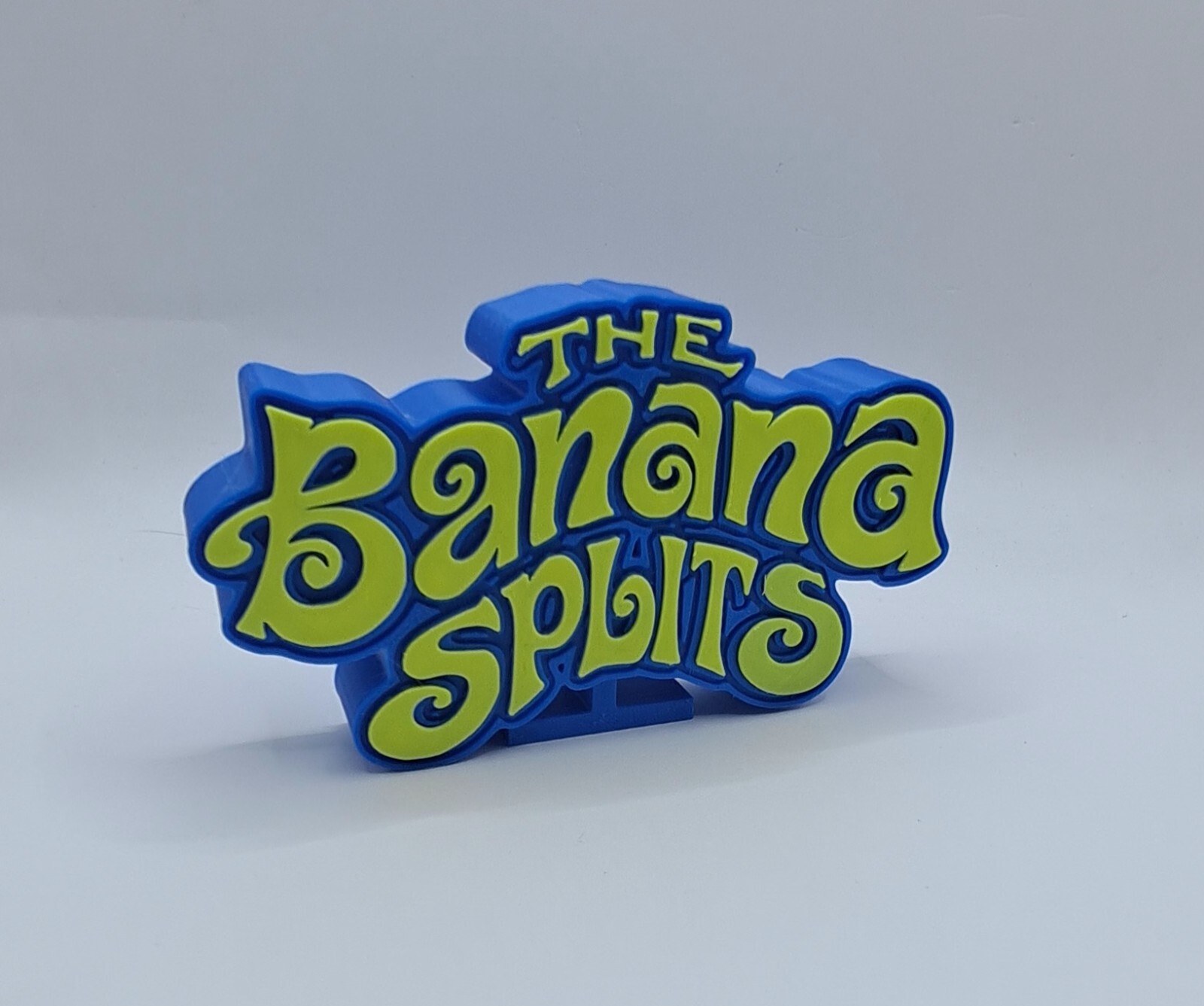 1960&rsquo;s TV Show The Banana Splits Sign Desktop Shelf Art