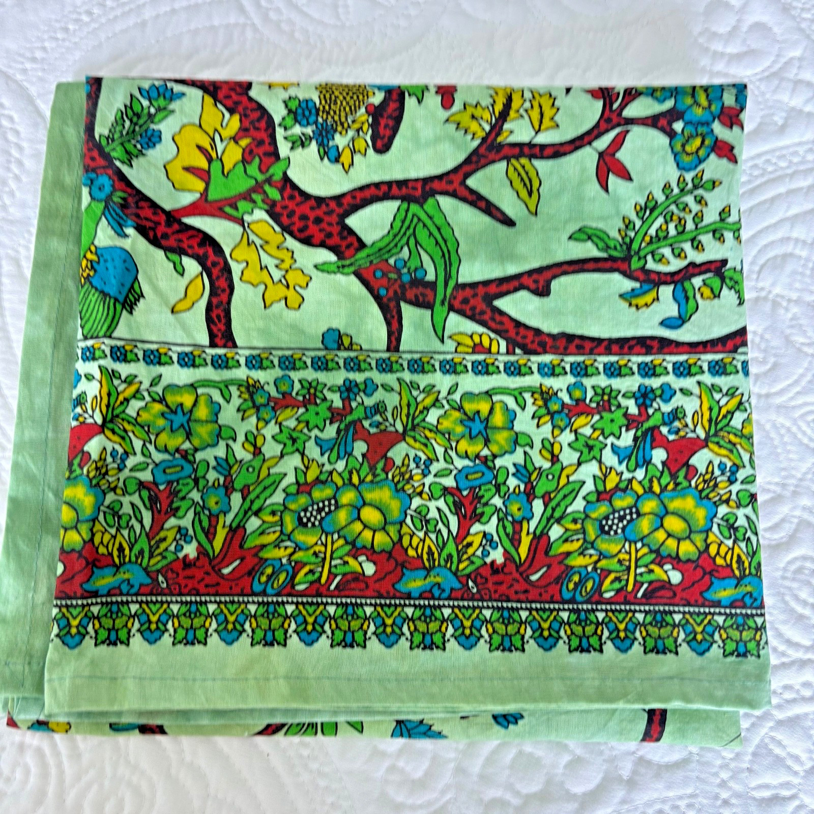 Tree of Life Green Hippie Tapestry Bohemian Wall Hanging Ethnic Decor 29×44&Prime;