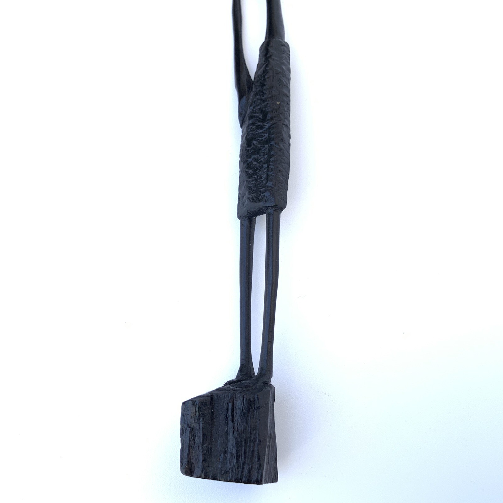 Set 3 Hand Carved Wood Tribal Figures Boho Shelf Decor