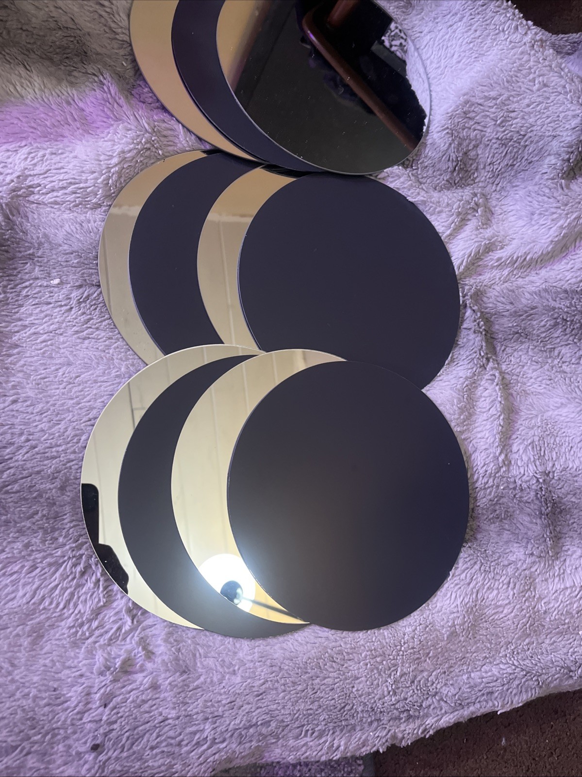 10 Round Glass Mirrors