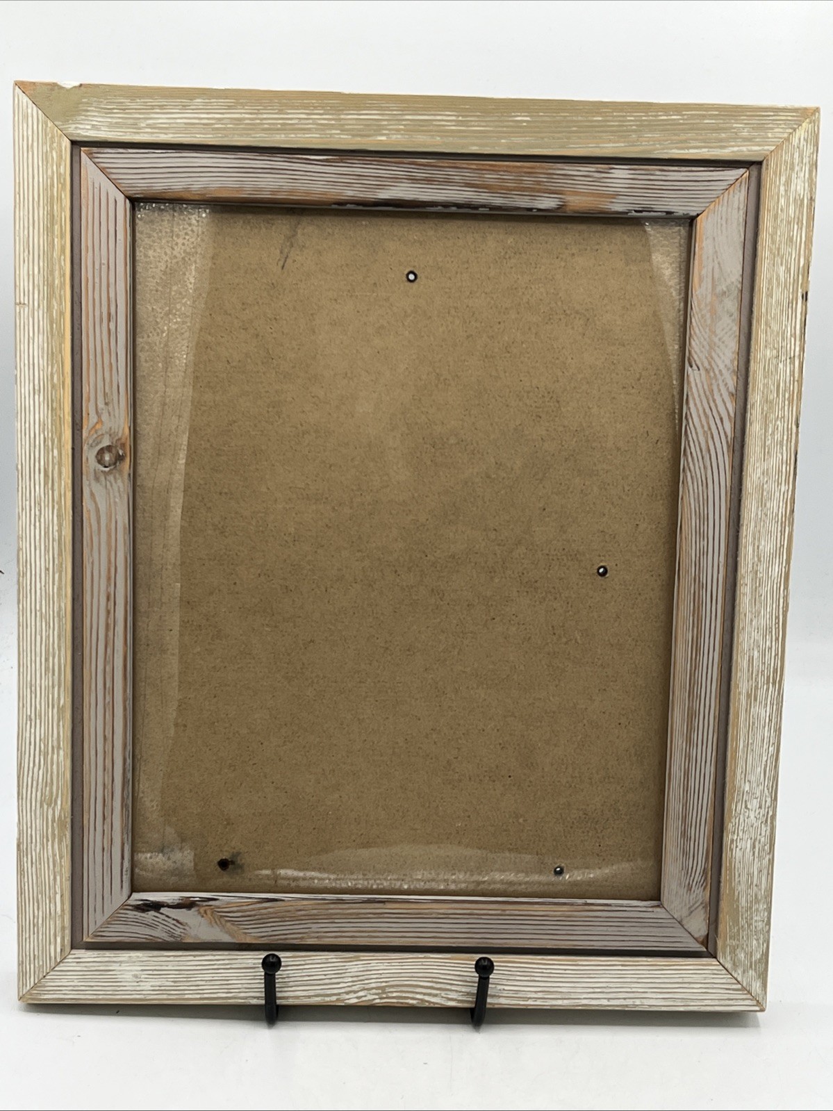 Rustic Whitewashed Distressed Wood Frame 2 Tone 8×10 Farmhouse