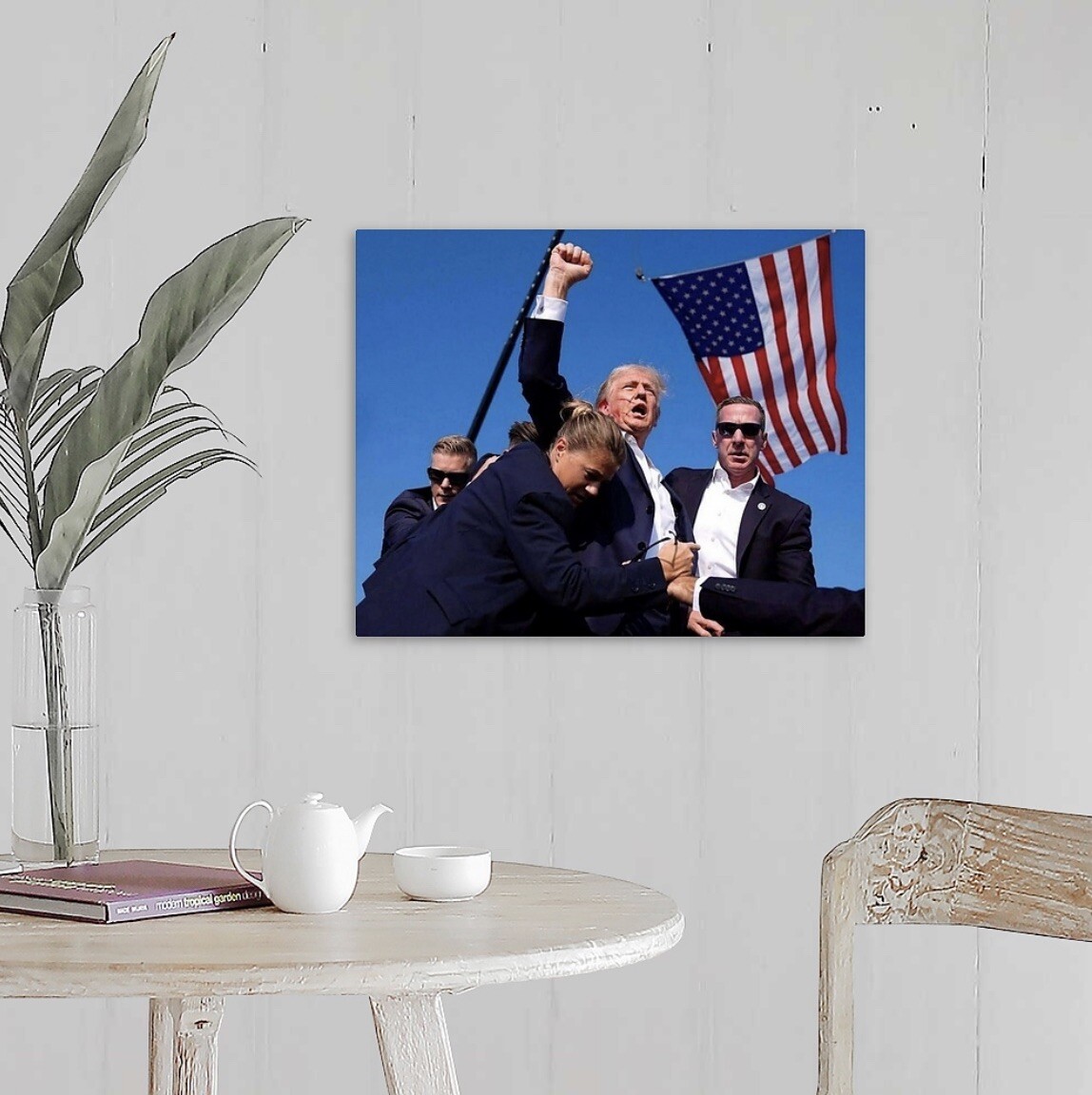 Donald Trump Canvas 16×20 Art 2024 President America Patriotic! FJB