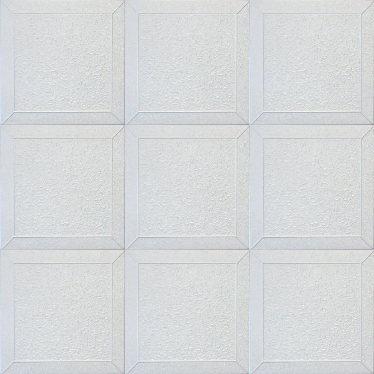 Decorative Ceiling Tiles Easy Installation Ultra Pure White SATIN painted R27W