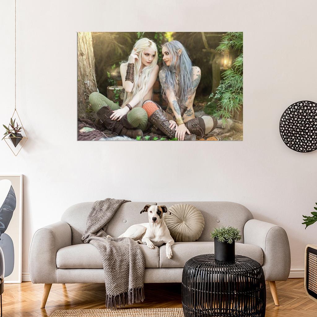 503627 Wood Elf HD Hot Sexy Cute Photo 24×18 WALL PRINT POSTER