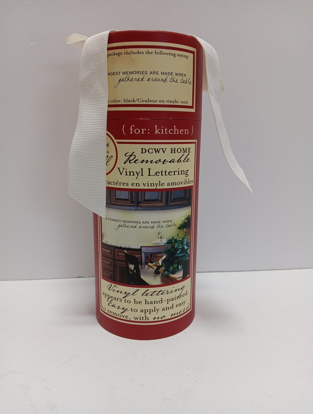 DCWV Home Removable Vinyl Wall Lettering NIB « …GATHERED AROUND THE TABLE »