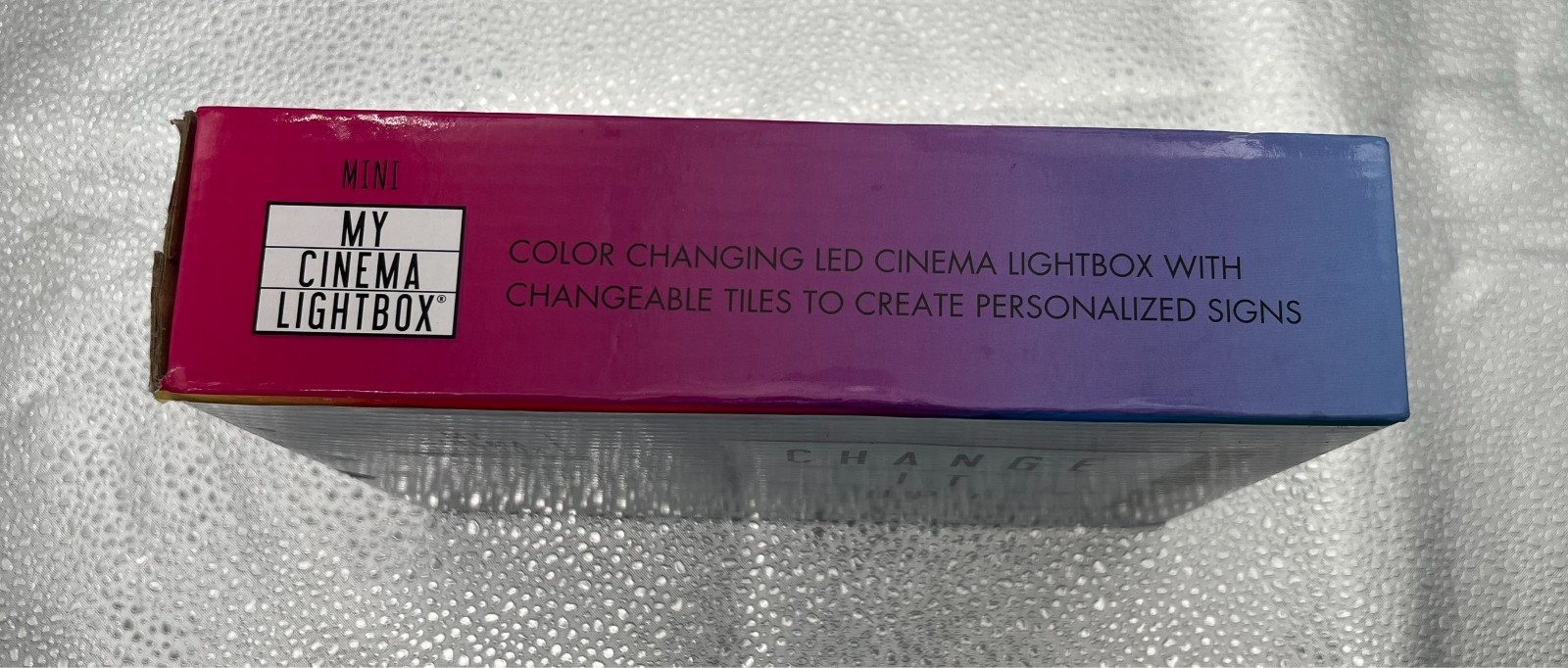 My Cinema Lightbox – Color Changing LED Cinema Light Box Mini Inspirational NEW