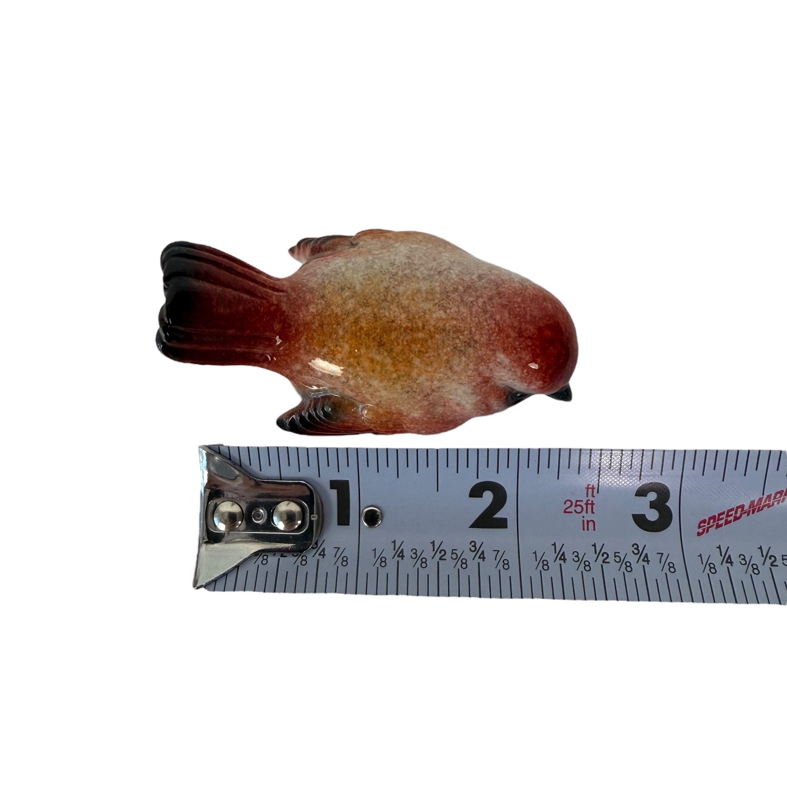 Small Resin Red Bird Decor Figurine Set of Two – 2.5 inches long