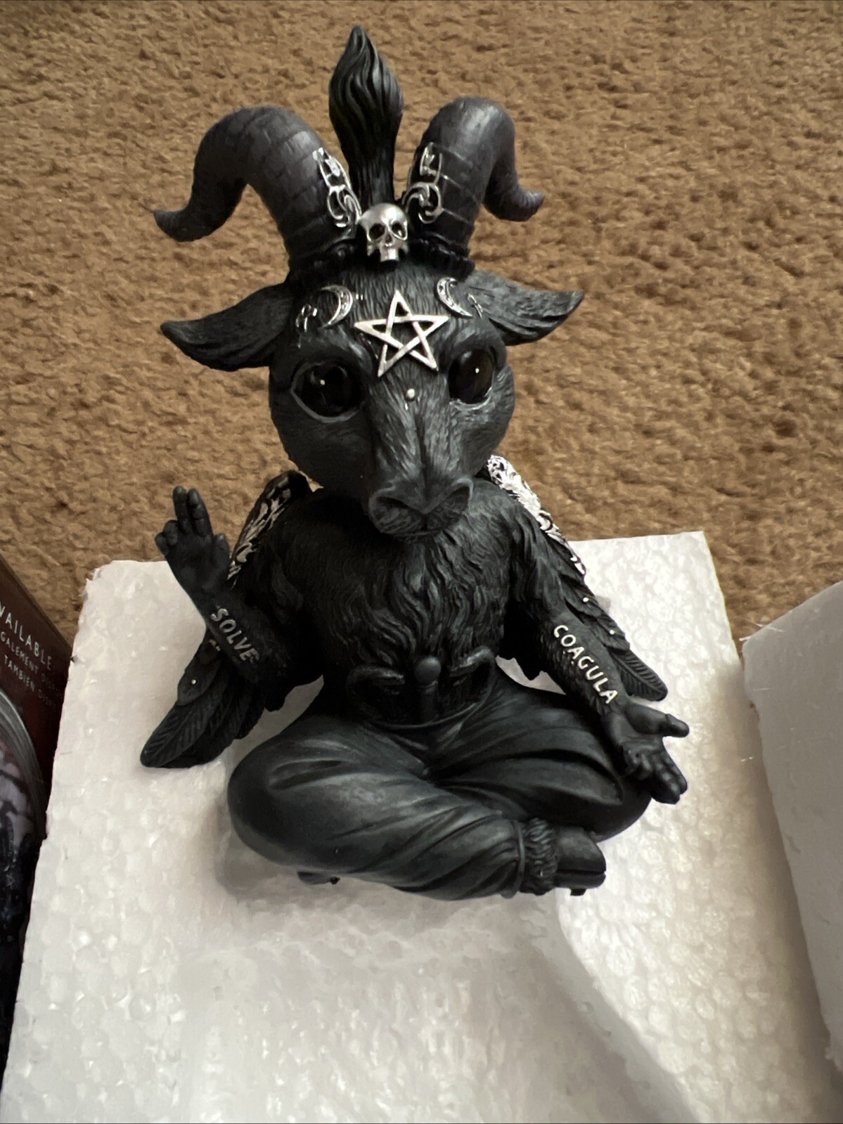 Resin Occult Gothic Witchcraft Witch Baphoboo Figurine 4&Prime;, Cult Cuties Nemesis